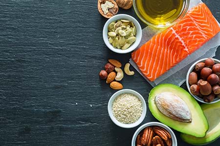 to help regulate insulin, add healthy fats to your diet