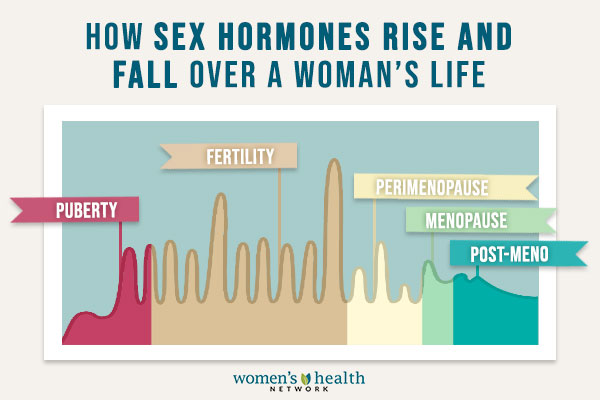 SEX HORMONES RISE AND FALL