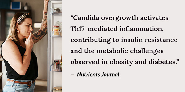 Candida yeast overgrowth can disrupt your digestion