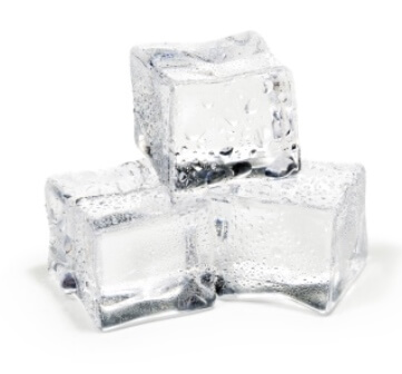 Ice cubes can be used for some cooling, sensual fun. ice cubes can be used for sensual fun
