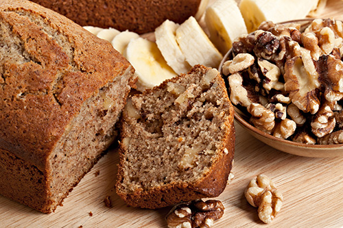 A flourless, grain-free banana bread