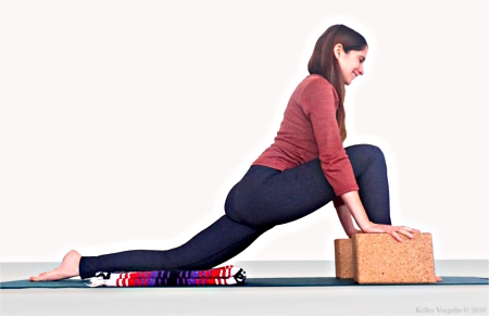 Woman in Lunge Pose (Anjaneyasana)