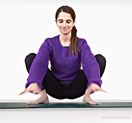 Squat Pose in yoga Squat Pose in yoga