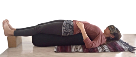 restorative yoga pose