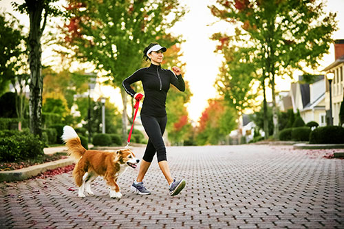 Shortening your forward stride and moving your arms when you walk increases intensity. shortening your forward stride and moving your arms when you walk increases intensity