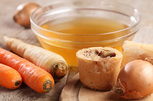 bone broth with vegetables