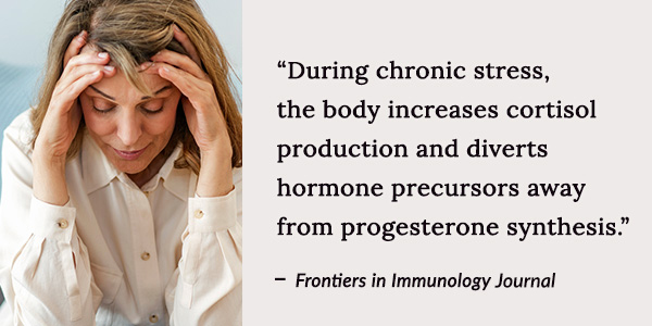 during chronic stress the body increases cortisol production