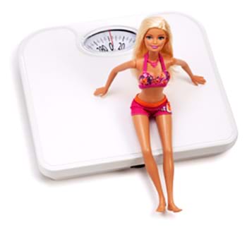 Barbie may be skinny but she does not represent real women 