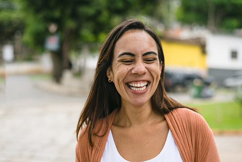 happy woman