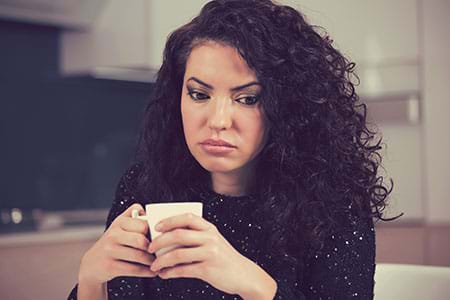 A woman with IBS needs to make the connection between her gut and her brain. woman with IBS needs to make connection between gut brain