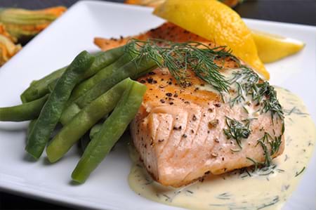 women with low thyroid symptoms should eat salmon, haddock and shrimp
