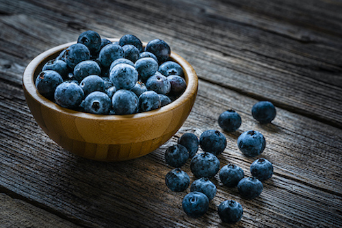 Blueberries to prevent bone loss in women.