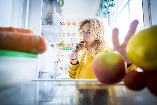 woman trying to lose the pandemic pounds