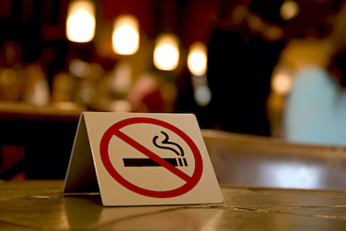 No smoking sign. 