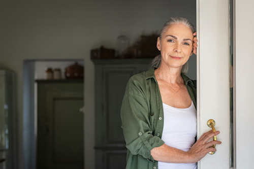 Woman diagnosed with osteopenia.