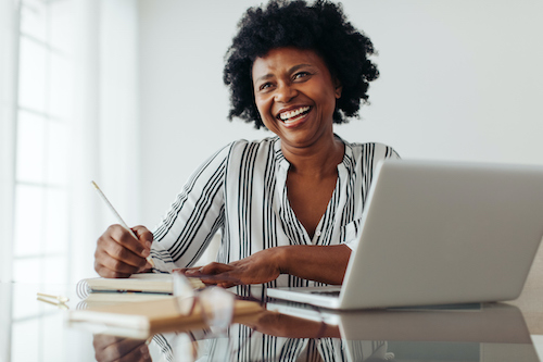 Woman Learning About Hormonal Imbalance