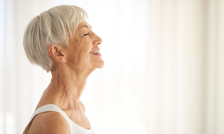 woman with radiant skin