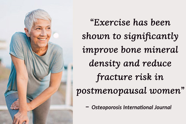 exercise has been shown to improve bone mineral density