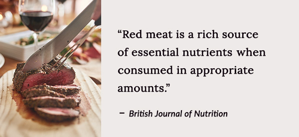 Red meat is a rich source of essential nutrients when consumed in appropriate amounts